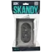 SKANDY Розетка 2-местная без заземления с защитными шторками 10А в сборе SK-R09N никель IEK