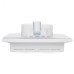 SKANDY Розетка 2-местная и крышкой 16А в сборе IP44 SK-R12W арктический белый IEK