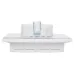 SKANDY Розетка 2-местная и крышкой 16А в сборе IP44 SK-R12W арктический белый IEK