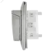 SKANDY Розетка 2-местная и крышкой 16А в сборе IP44 SK-R12N никель IEK