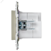 SKANDY Розетка USB A+C 18Вт SK-R13B бежевый IEK