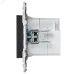 SKANDY Розетка USB A+C 18Вт SK-R13T титан IEK