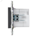 SKANDY Розетка USB A+C 18Вт SK-R13G графит IEK