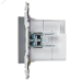 SKANDY Розетка USB A+C 3,1А SK-R14Gr серый IEK