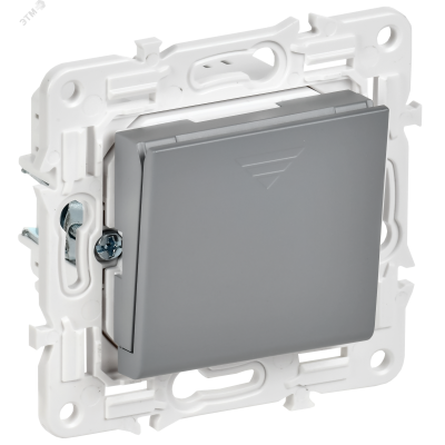 SKANDY Выключатель карточный 30А SK-V15Gr серый IEK