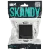 SKANDY Выключатель 1-клавишный проходной 10А SK-V02Bl черный IEK
