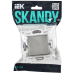 SKANDY Выключатель 1-клавишный проходной 10А SK-V02N никель IEK