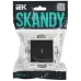 SKANDY Выключатель 1-клавишный проходной с индикацией 10А SK-V08Bl черный IEK