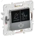 SKANDY Кнопка звонка с индикацией для отелей 10А SK-V17Gr серый IEK