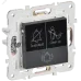 SKANDY Кнопка звонка с индикацией для отелей 10А SK-V17T титан IEK