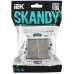 SKANDY Выключатель 2-клавишный проходной 10А SK-V05N никель IEK