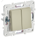 SKANDY Выключатель 2-клавишный перекрестный 10А SK-V06B бежевый IEK SKANDY Выключатель 2-клавишный перекрестный 10А SK-V06B бежевый IEK