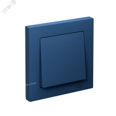 ATLASDESIGN выключатель одноклавишный, сх.1, 10АХ, в сборе, АКВАМАРИН