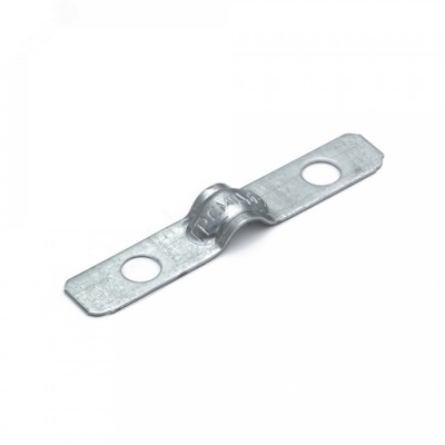 Скоба металлическая двухлапковая усиленная противопожарная СМДУ d6-7 мм отв. d 6,5 мм (100 шт/уп)