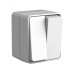 AtlasDesign PROFI IP54 открытой установки 2-клавишный выключатель 10 АХ, серый AtlasDesign PROFI IP54 открытой установки 2-клавишный выключатель 10 АХ, серый