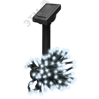 Солнечн. свет-к ФАZА SLR-G01- 50W гирлянда, хол. бел. 50 LED