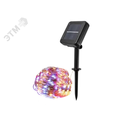 Солнечн. свет-к ФАZА SLR-G03-200M нить, мультицвет. 200 LED