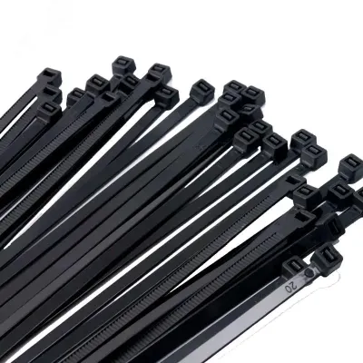 Стяжка кабельная (Хомут) 4,8x350-100BL PA6.6 черная (100 шт/уп) Jazzway