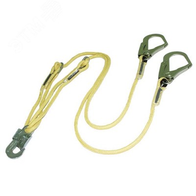 Строп Кдр огнеупорный двойной из регулируемой до 2м веревки
