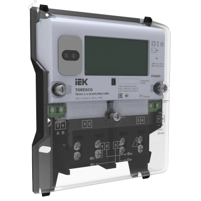 Счетчик электрической энергии TE101 1/1-5(100)-NRLC-OF TORESCO