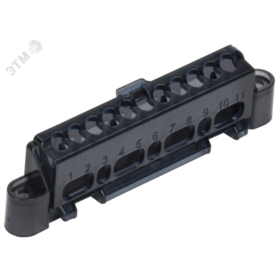 Суппорт для шин в корпус (ширина 6 модулей) TEKFOR