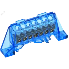 TEKFOR Шина N ноль в комбинированном DIN-изоляторе Стойка 6х9-7-С IEK
