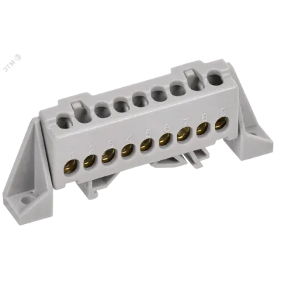 TEKFOR Шина L фаза в комбинированном DIN-изоляторе Стойка 6х9-9-Ср IEK