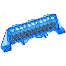 TEKFOR Шина N ноль в комбинированном DIN-изоляторе Стойка 6х9-11-С IEK
