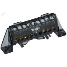 TEKFOR Шина N ноль в комбинированном DIN-изоляторе Стойка 6х9-(3+4)-Ч IEK
