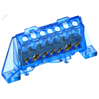 TEKFOR Шина N ноль в комбинированном DIN-изоляторе Стойка 8х12-7-С IEK