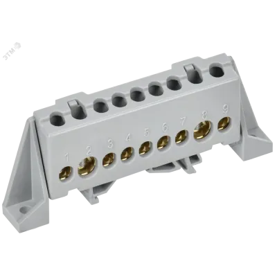 TEKFOR Шина L фаза в комбинированном DIN-изоляторе Стойка 8х12-9-Ср IEK