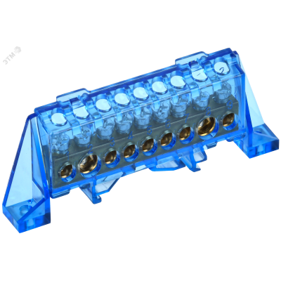 TEKFOR Шина N ноль в комбинированном DIN-изоляторе Стойка 8х12-9-С IEK