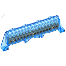 TEKFOR Шина N ноль в комбинированном DIN-изоляторе Стойка 8х12-15-С IEK