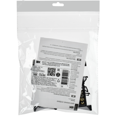 TEKFOR Шина N ноль в комбинированном DIN-изоляторе Стойка 8х12-(4+5)-Ч IEK