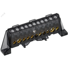 TEKFOR Шина N ноль в комбинированном DIN-изоляторе Стойка 8х12-(5+5)-Ч IEK