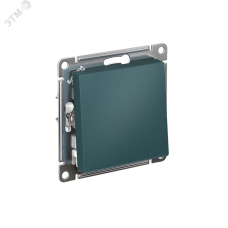 Переключатель перекрестный ATLASDESIGN схема 7 10АХ механизм изумруд