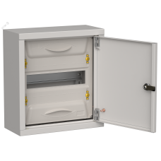 TITAN 5 Корпус металлический ЩРн-12 (1х12) 335х310х140мм IP31 серый (одна дверь) IEK