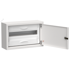 TITAN 5 Корпус металлический ЩРн-18 (1х18) 268х420х140мм IP31 белый (одна дверь) IEK