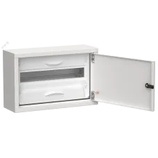 TITAN 5 Корпус металлический ЩРн-18 (1х18) 268х420х140мм IP31 белый (одна дверь) IEK