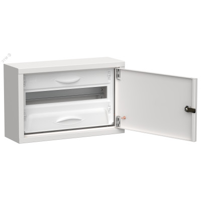 TITAN 5 Корпус металлический ЩРн-18 (1х18) 268х420х140мм IP31 белый (одна дверь) IEK
