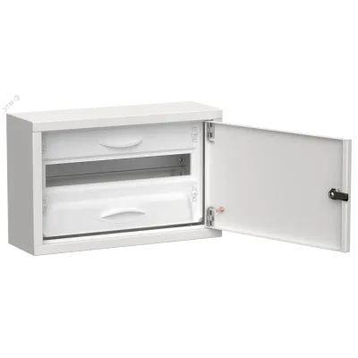 TITAN 5 Корпус металлический ЩРн-18 (1х18) 268х420х140мм IP31 белый (одна дверь) IEK