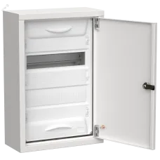 TITAN 5 Корпус металлический ЩРн-24 (1х24) 460х310х140мм IP31 белый (одна дверь) IEK