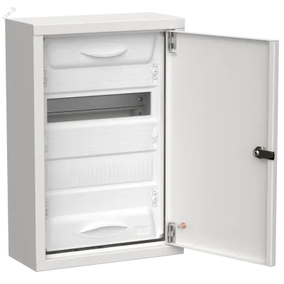 TITAN 5 Корпус металлический ЩРн-24 (1х24) 460х310х140мм IP31 белый (одна дверь) IEK