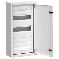 TITAN 5 Корпус металлический ЩРн-36 (1х36) 585х310х140мм IP31 белый (одна дверь) IEK