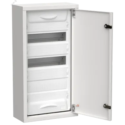 TITAN 5 Корпус металлический ЩРн-36 (1х36) 585х310х140мм IP31 белый (одна дверь) IEK