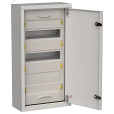 TITAN 5 Корпус металлический ЩРн-36 (1х36) 585х310х140мм IP31 серый (одна дверь) IEK