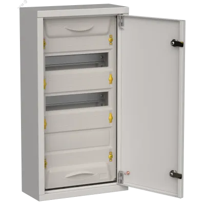 TITAN 5 Корпус металлический ЩРн-36 (1х36) 585х310х140мм IP31 серый (одна дверь) IEK