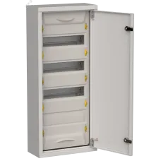 TITAN 5 Корпус металлический ЩРн-48 (1х48) 710х310х140мм IP31 серый (одна дверь) IEK
