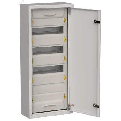 TITAN 5 Корпус металлический ЩРн-48 (1х48) 710х310х140мм IP31 серый (одна дверь) IEK
