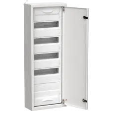 TITAN 5 Корпус металлический ЩРн-60 (1х60) 835х310х140мм IP31 белый (одна дверь) IEK